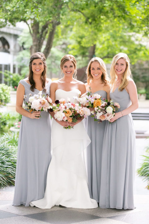 Bridesmaids and bride at Brake & Clutch Warehouse